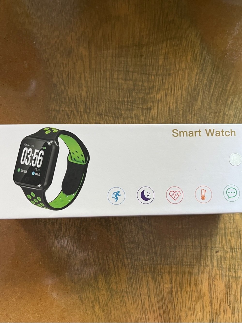Green & Black Sports Smart Watch - Everyday Fitness Companion